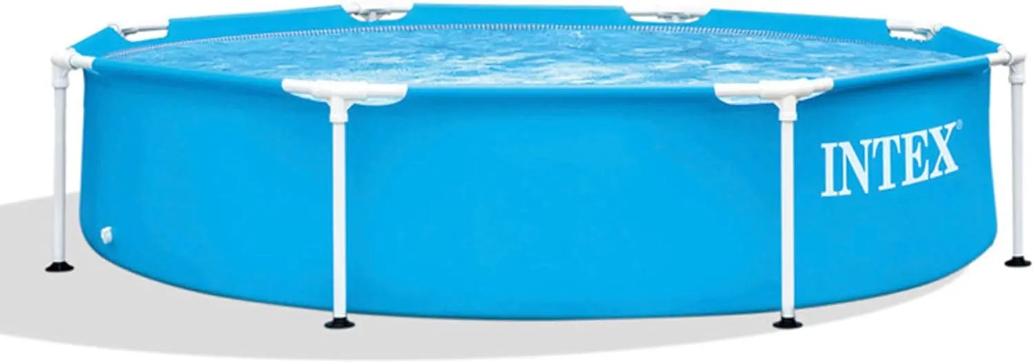 8ft x 20in Above Ground Pool: Puncture-Resistant, Easy Setup, Rust-Proof, 483 Gallon Capacity