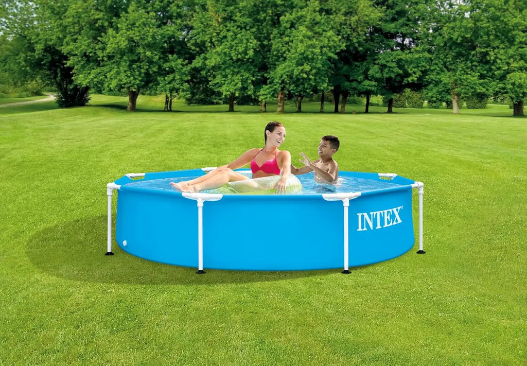 8ft x 20in Above Ground Pool: Puncture-Resistant, Easy Setup, Rust-Proof, 483 Gallon Capacity